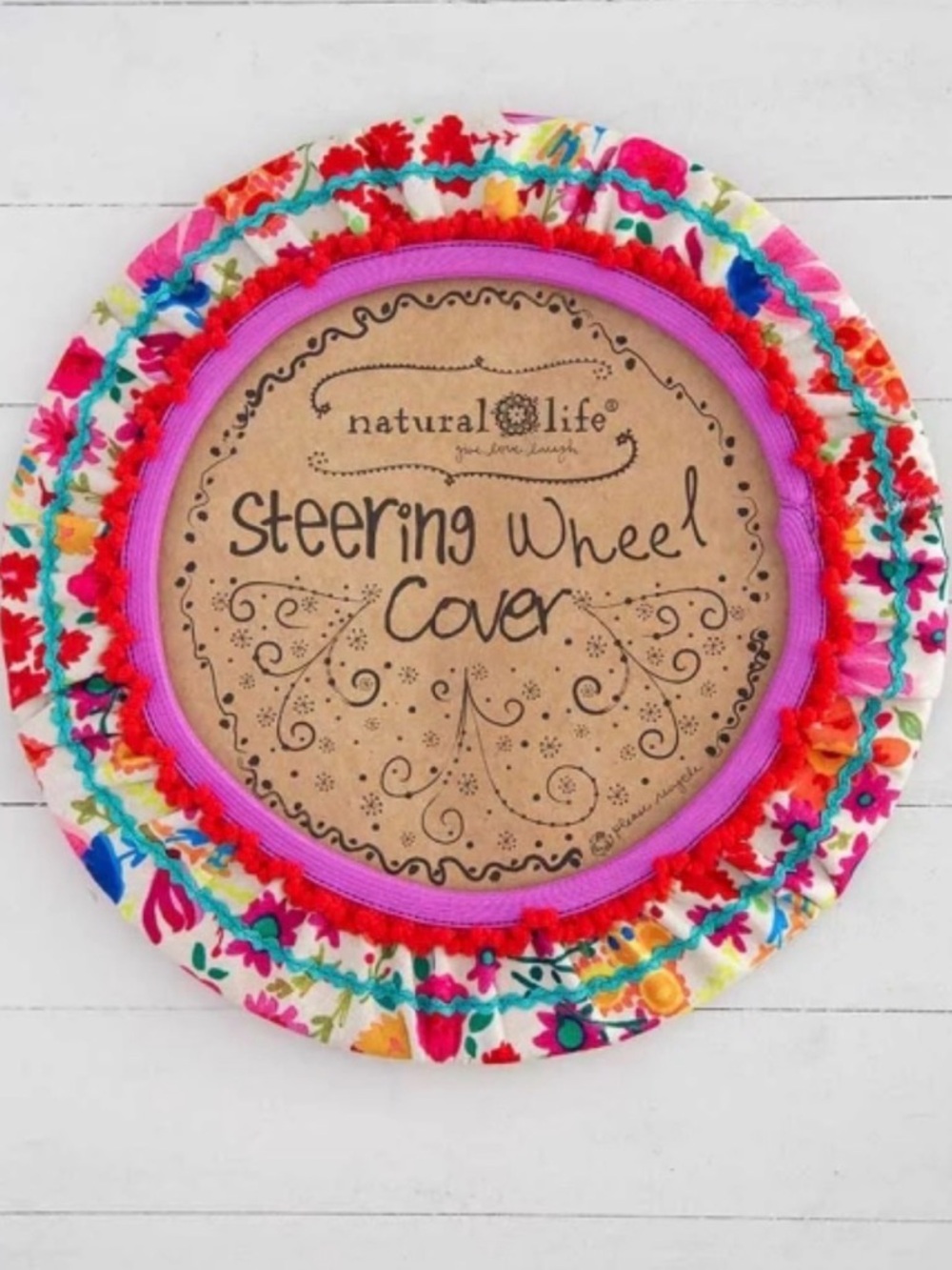 Natural Life Steering Wheel Cover - Picture 2 of 4